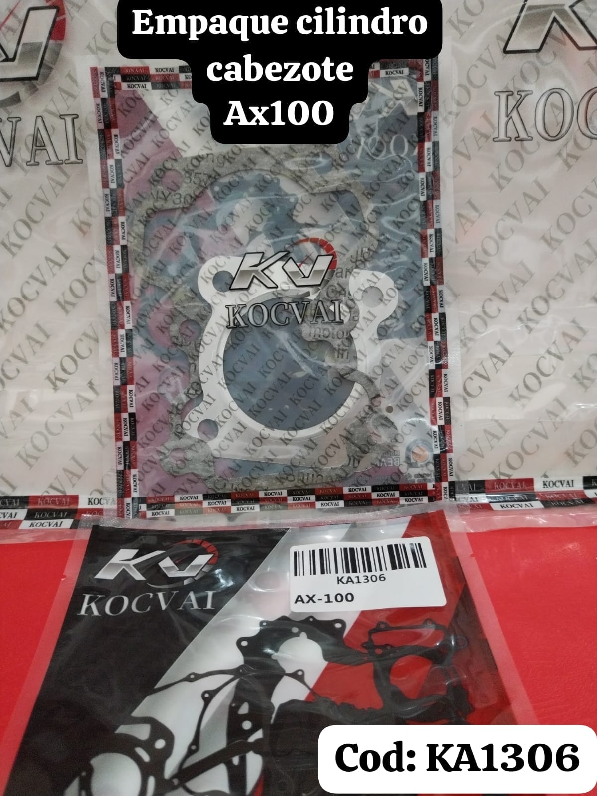 Empaque cilindro cabezote AX100 laina