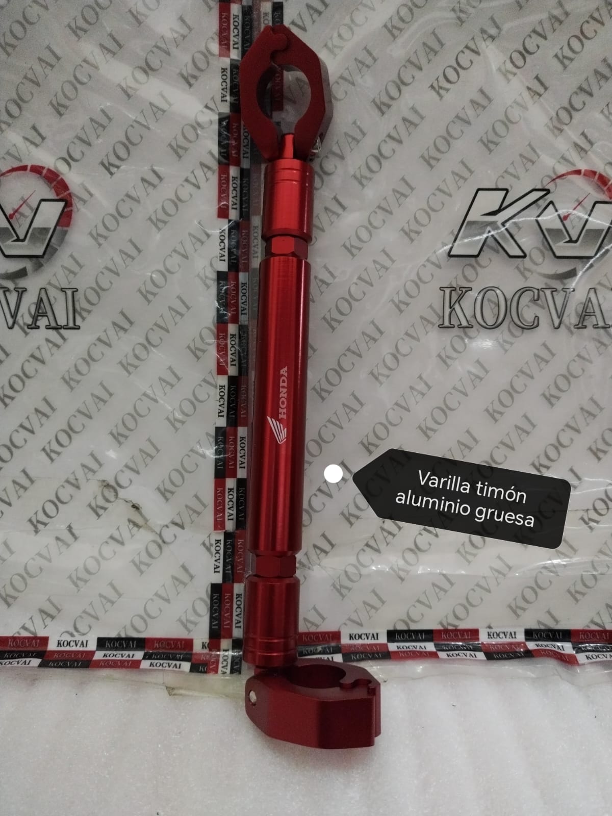 Varilla de timón gruesa aluminio