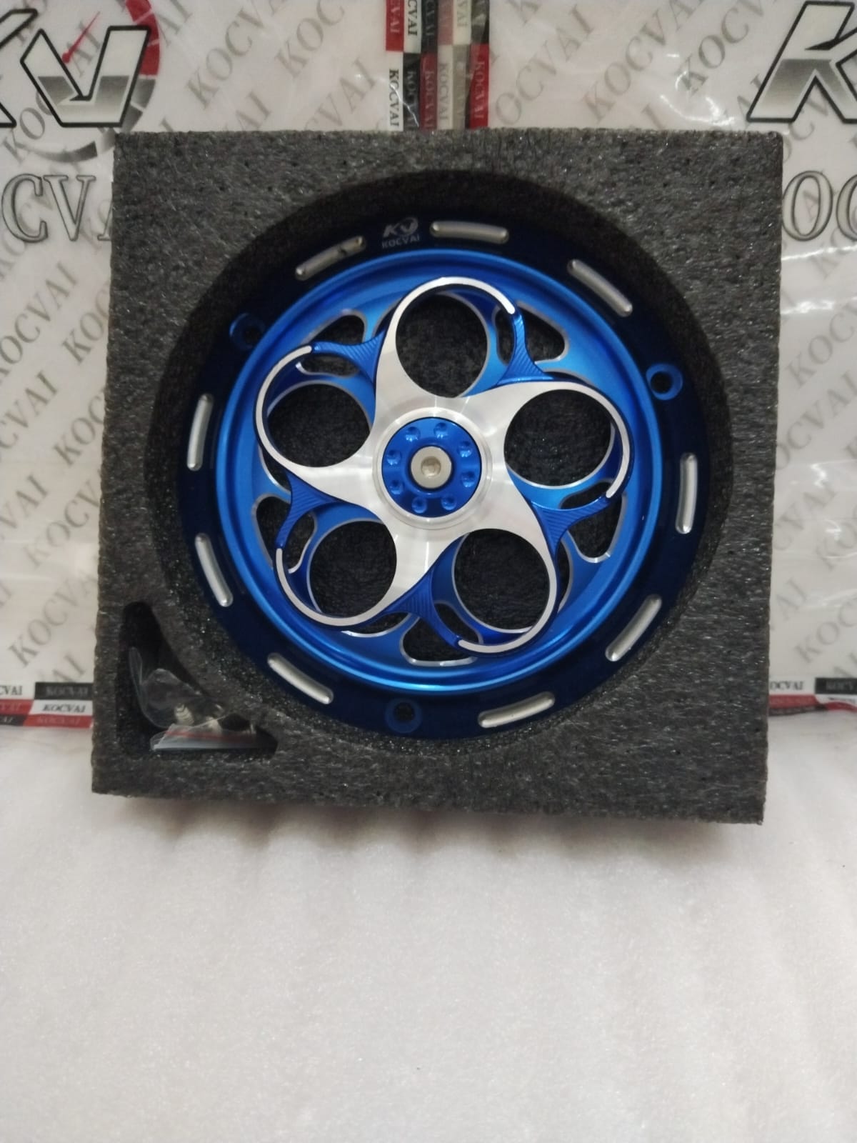 Polea de aluminio para motocicleta