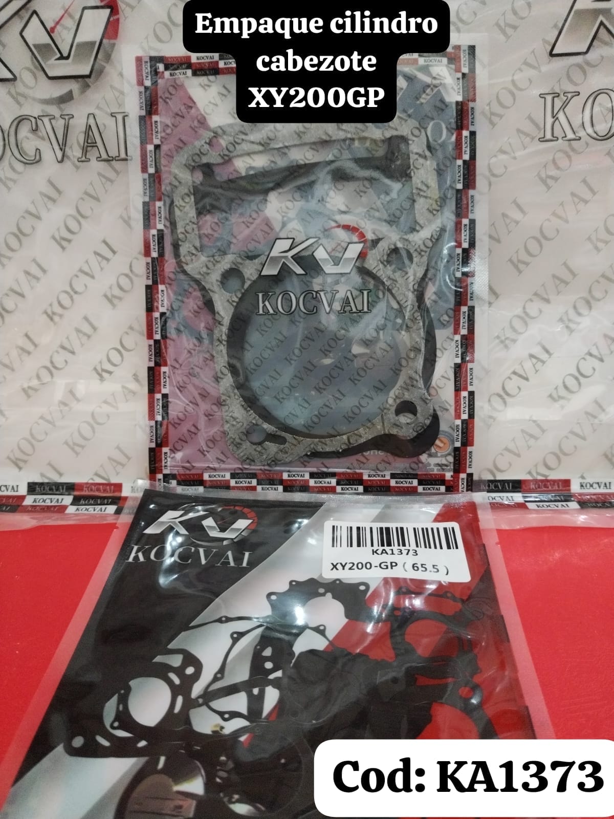 Empaque cilindro y cabeza XY200GP