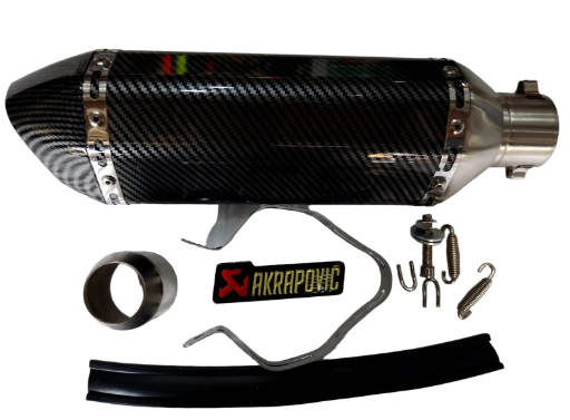 Escape Akrapovic de Fibra de Carbono