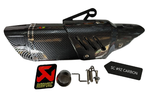 Escape de Moto Carbón SC #9Z