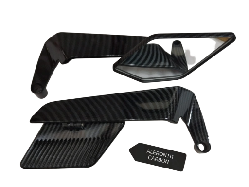 Espejo Alerón H1 de Fibra de Carbono