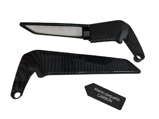 Espejo alerón pequeño de carbono