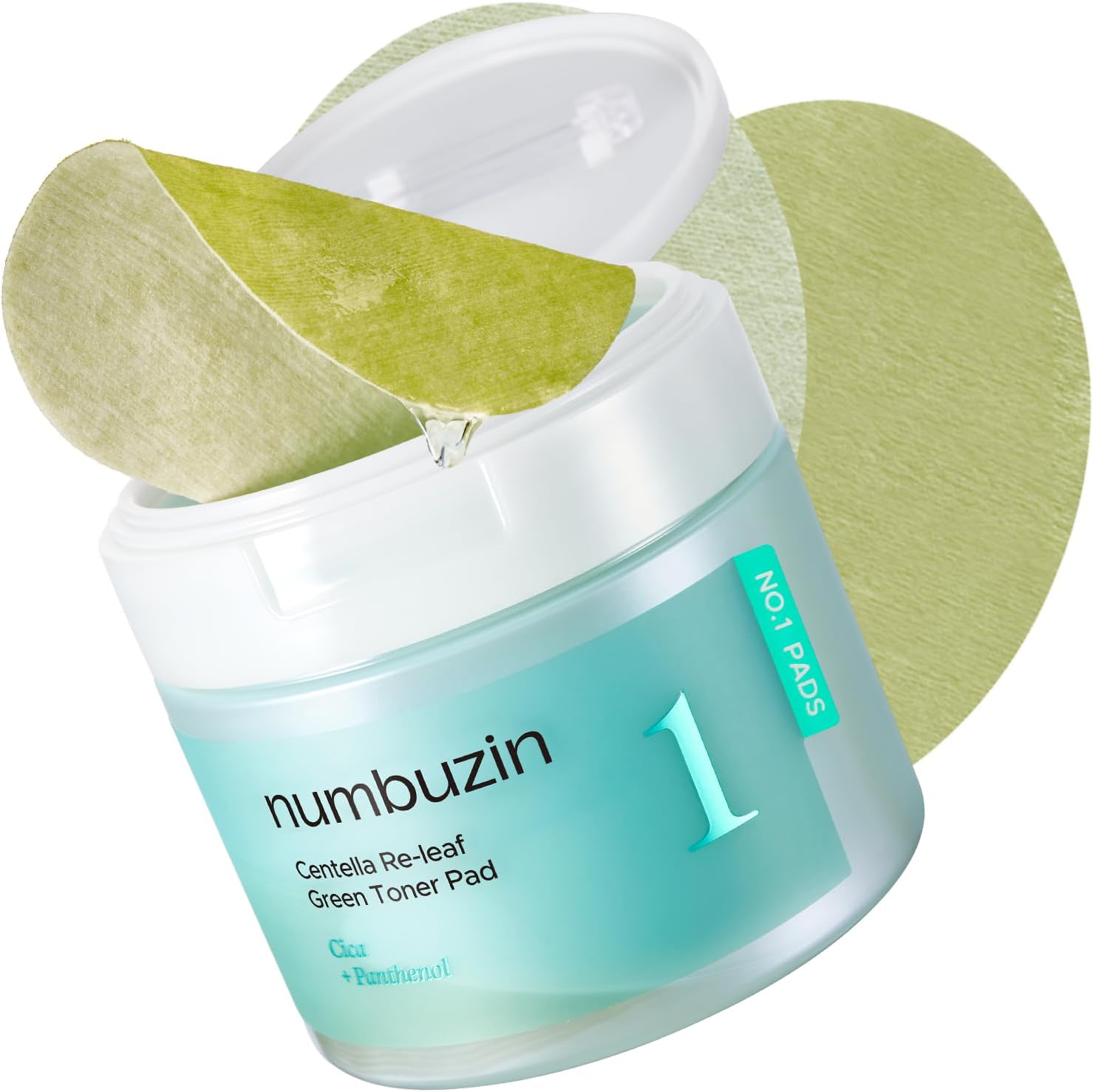 Numbuzin Centella Re-leaf Green Toner Pad