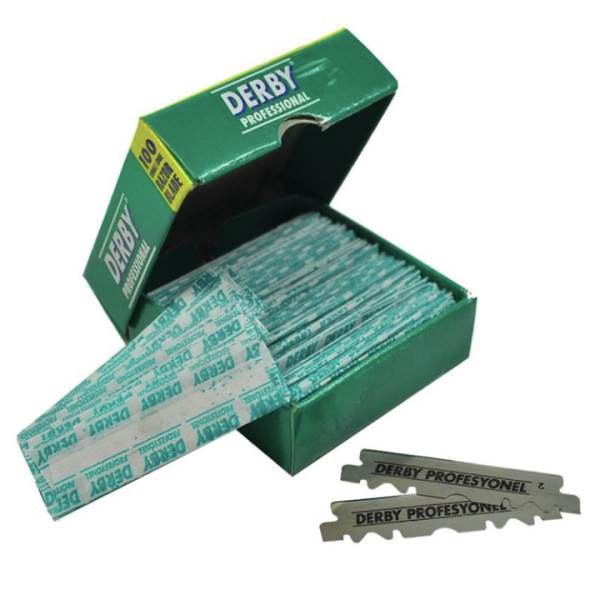 Derby Professional Single Edge Razor Blades - 100 Count