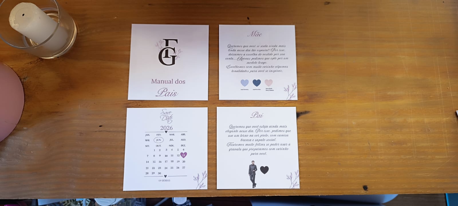 Manual dos Padrinhos Personalizado