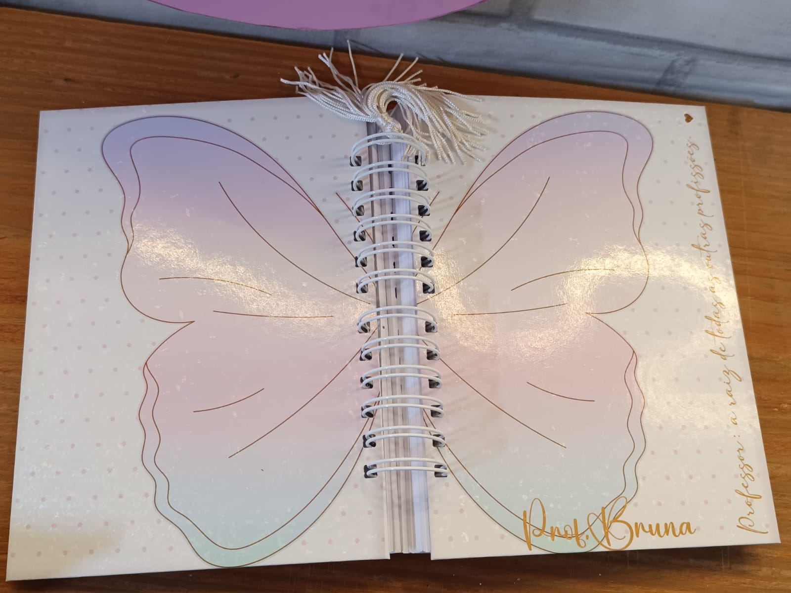 Agenda Borboleta Personalizada