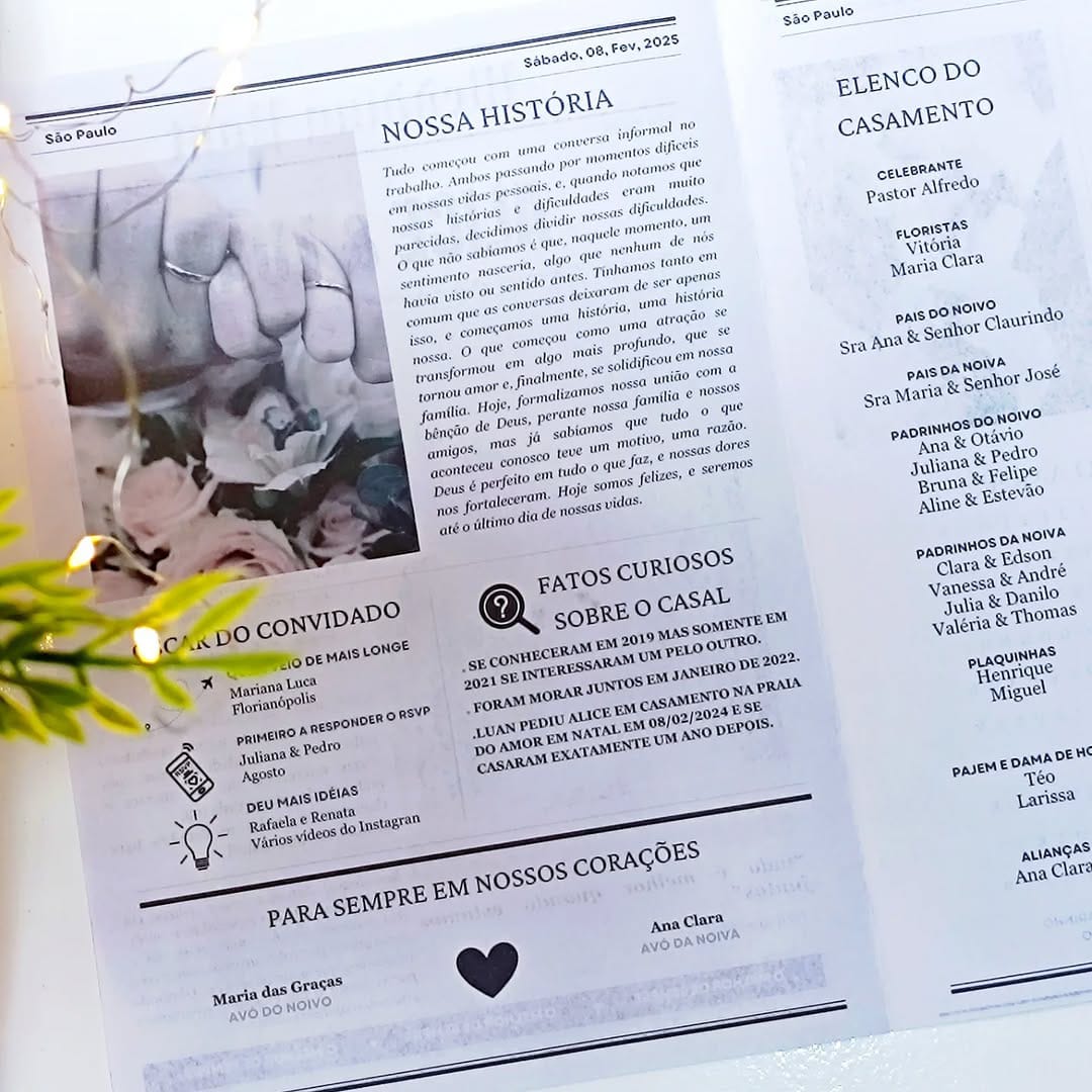 JORNAL DO CASAMENTO