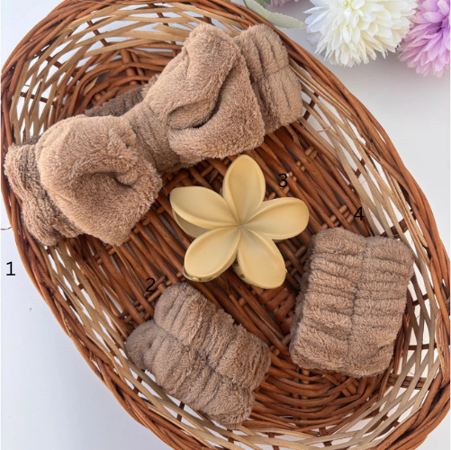 Brown Plush Headband