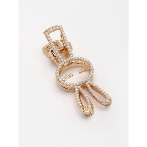 Pearl Bunny Hair Claw Clip