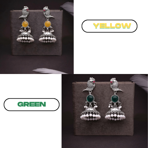 Traditional Jhumka Earrings Set