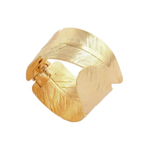 Gold Leaf Cuff Bracelet