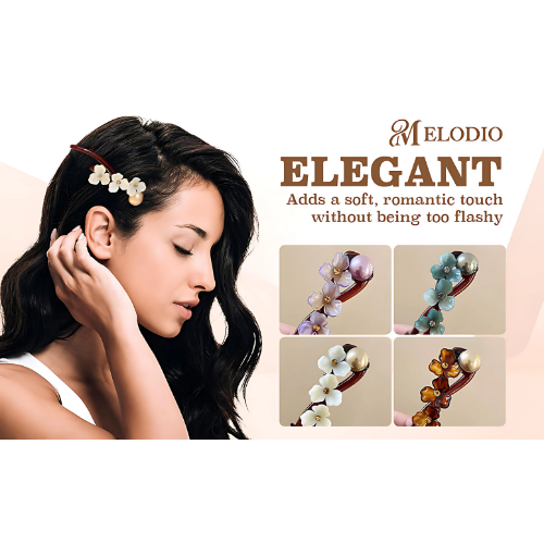 Flower Hair Clip Set of 4