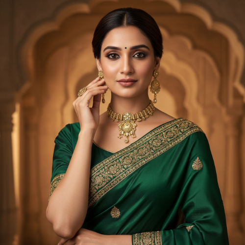 Traditional Gold-plated Necklace Set