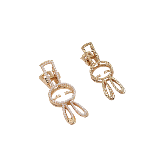 Pearl Bunny Hair Claw Clip