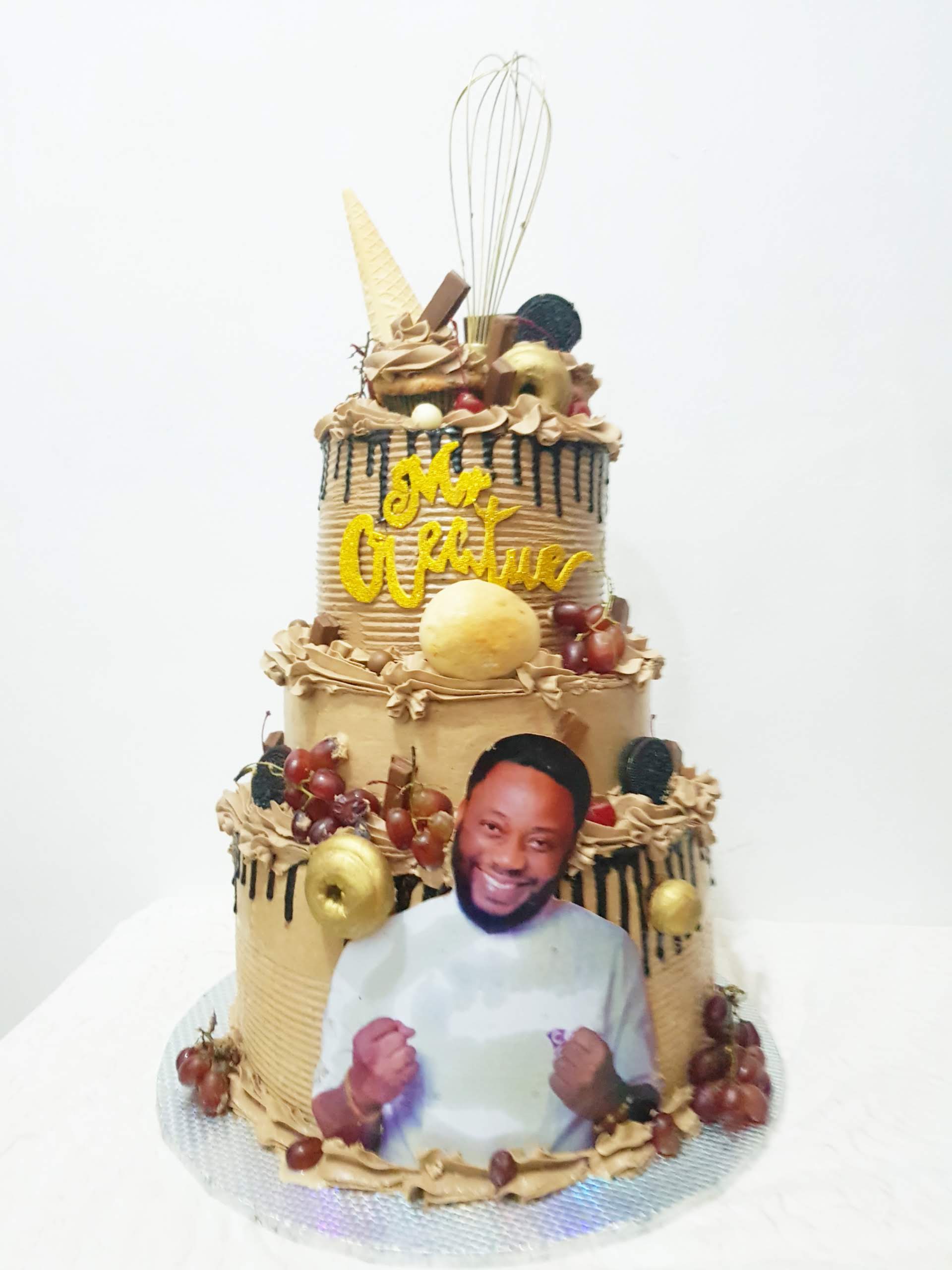 Custom Three-Tier Celebration Cake