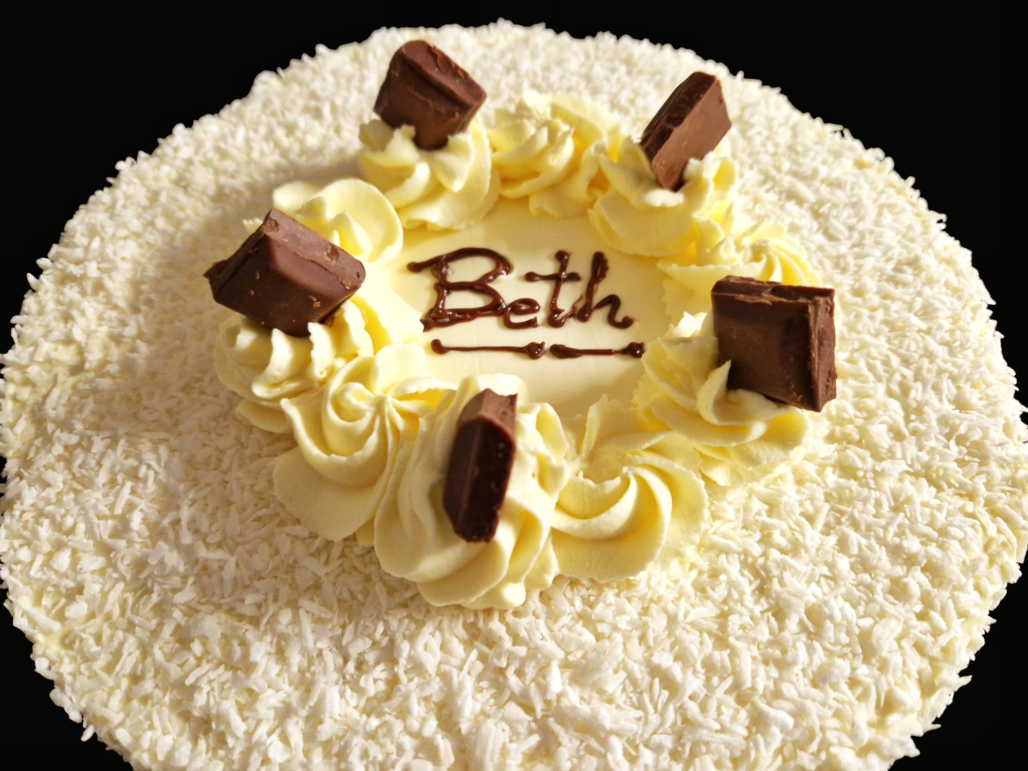 8"  Coconut Celebration Cake