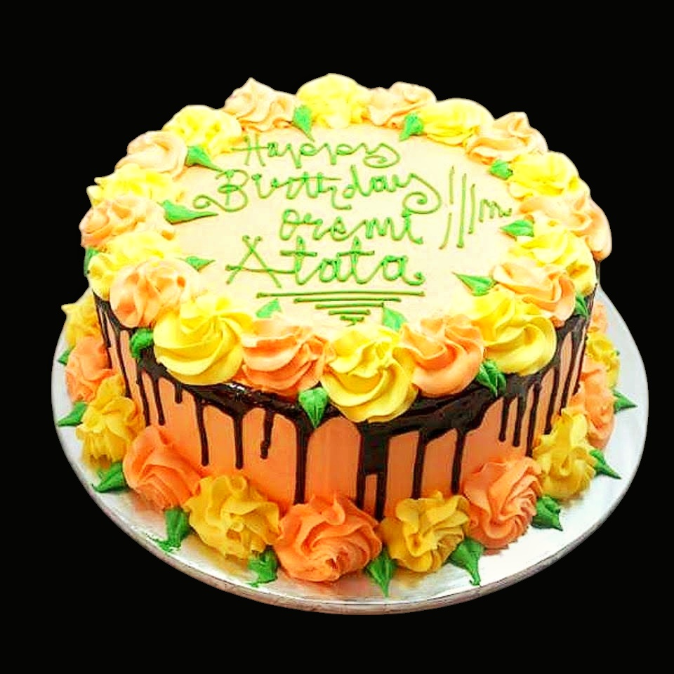 12" Decorative Birthday Cake