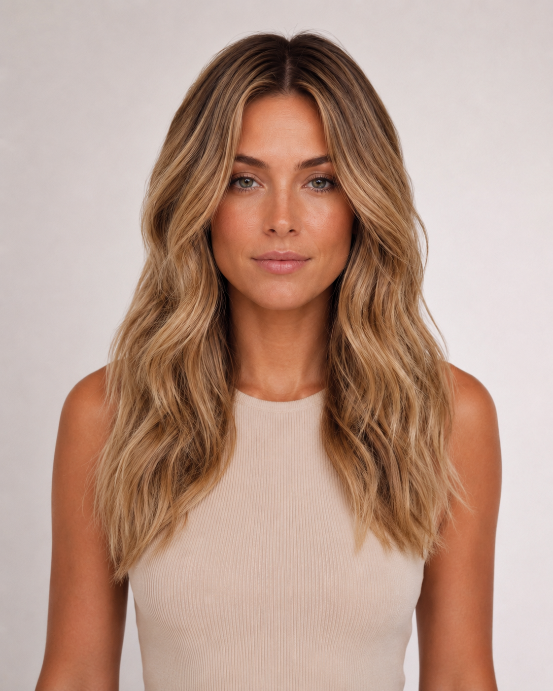 Mila – Lace Front Wig | Highlighted Blonde Balayage | 20”