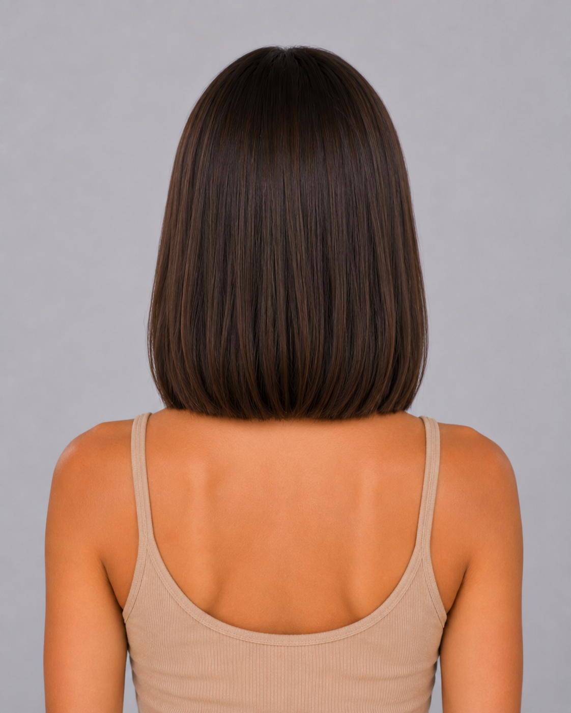 Monroe – Dark Cocoa Sleek Bob Wig | 14”