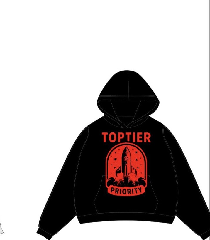 Black & Red Hoodie