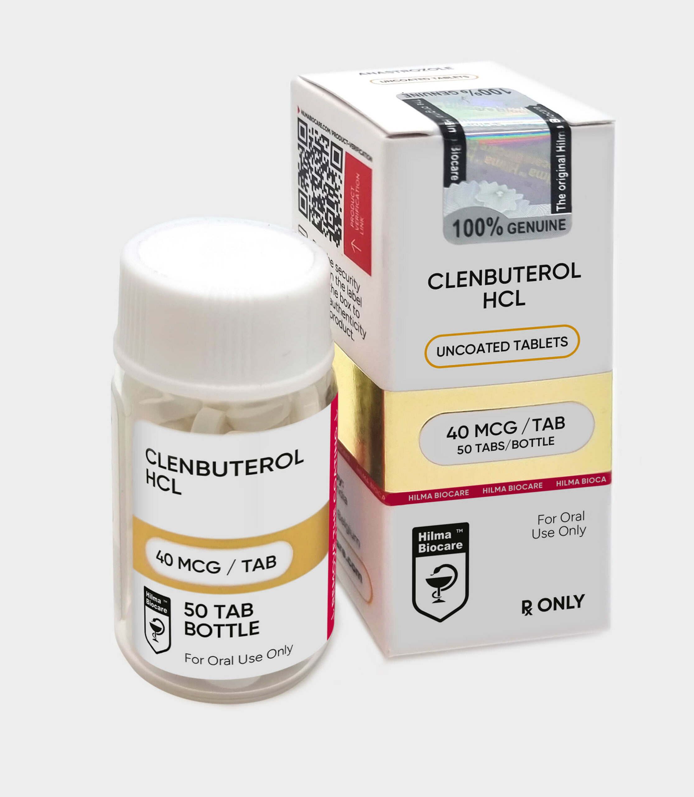 Hilma Biocare Clenbuterol 50tabs /40 mcg/tab
