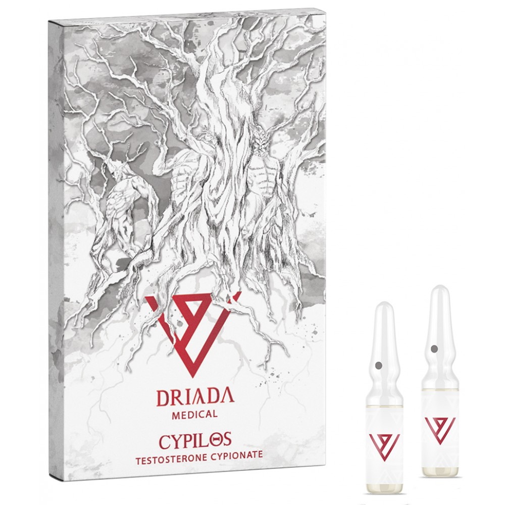 Driada Medical Cypilos 250 mg/ml (Testosterone Cypionate) Ampoules 10 x 1ml