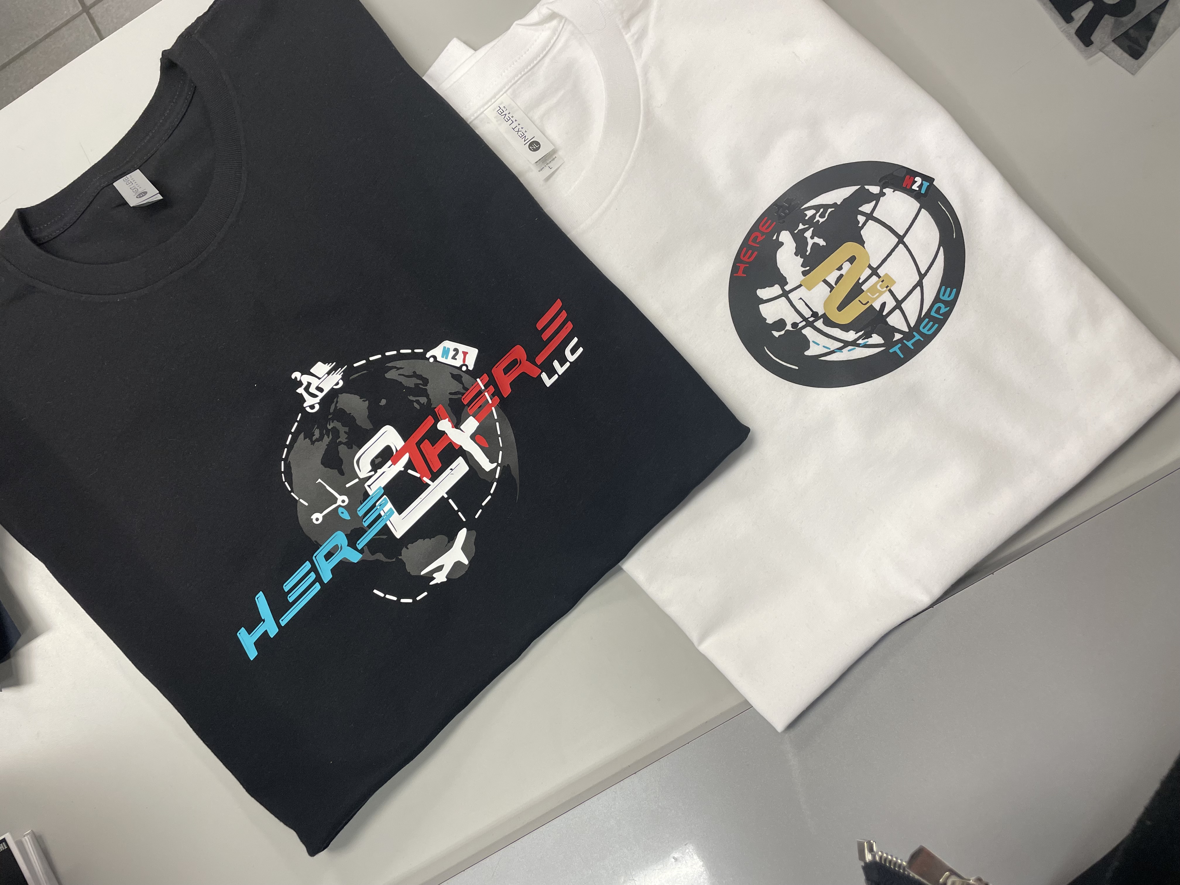 Here 2 There Custom T-shirts