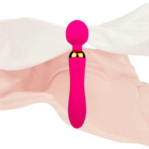 🖤 SHAKE – Vibromasseur Wand 2-en-1 à Double Moteur USB