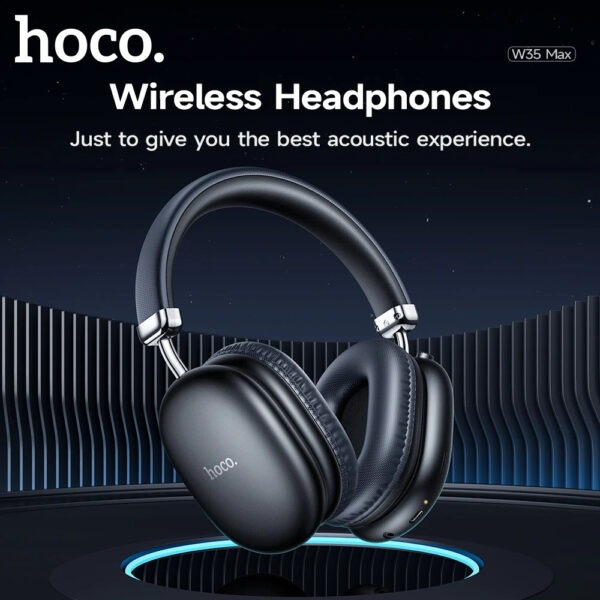 🎧 Casque Sans Fil Hoco W35 Max – Son Puissant, Confort Absolu et 90h d’Autonomie