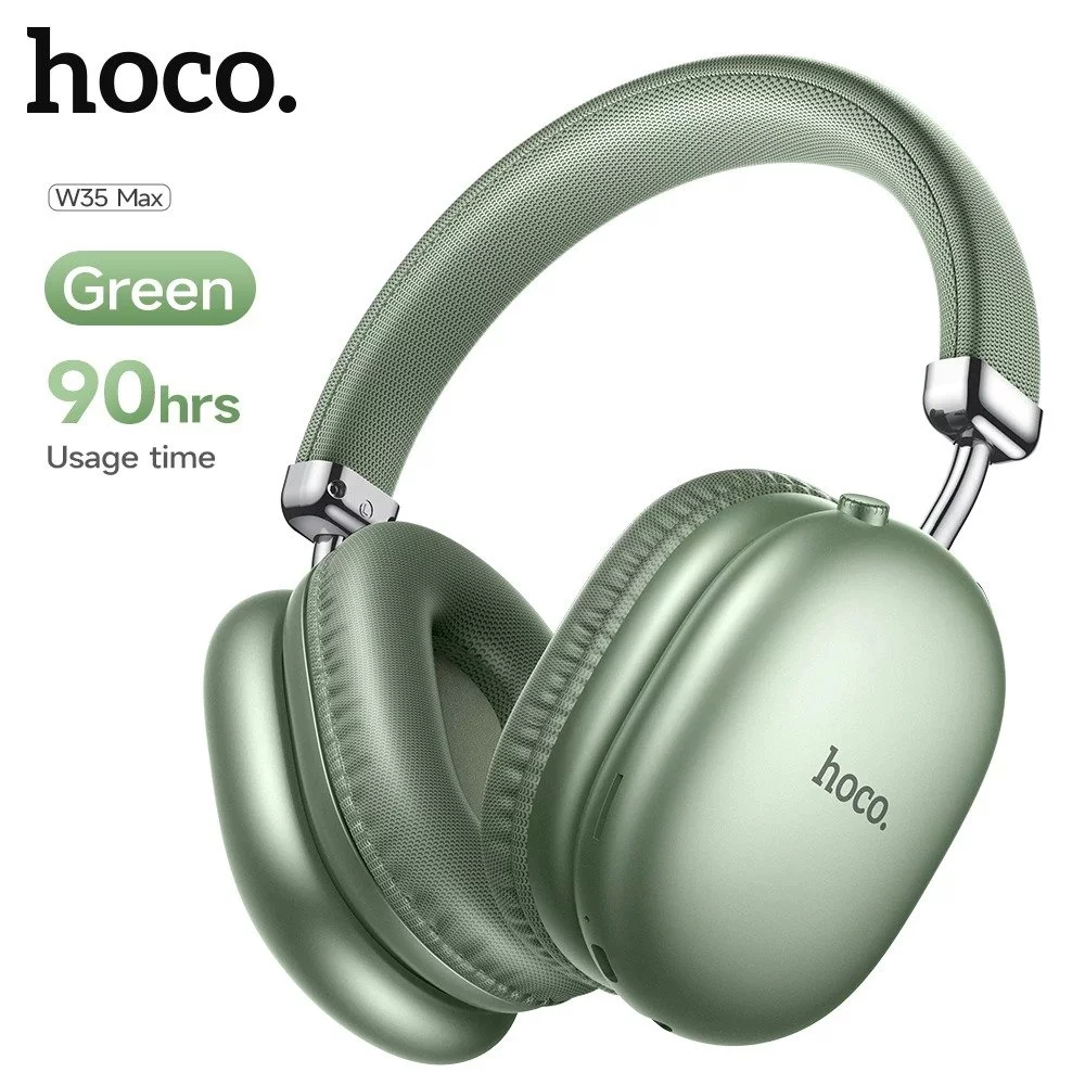 🎧 Casque Sans Fil Hoco W35 Max – Son Puissant, Confort Absolu et 90h d’Autonomie