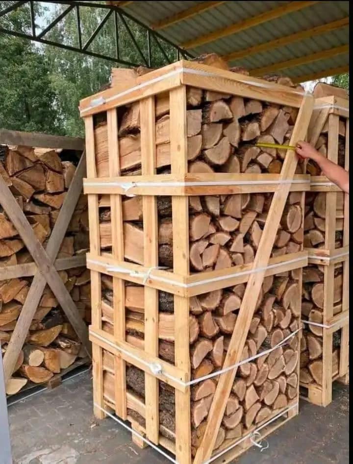 Palette bois de chauffage- 33 cm- 3 stères