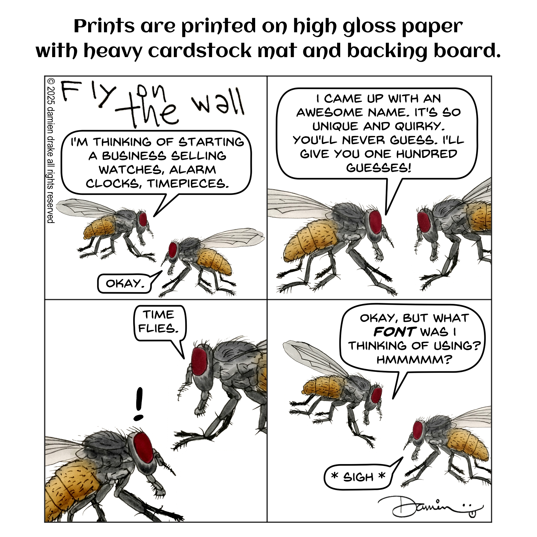 Fly on The Wall - Prints