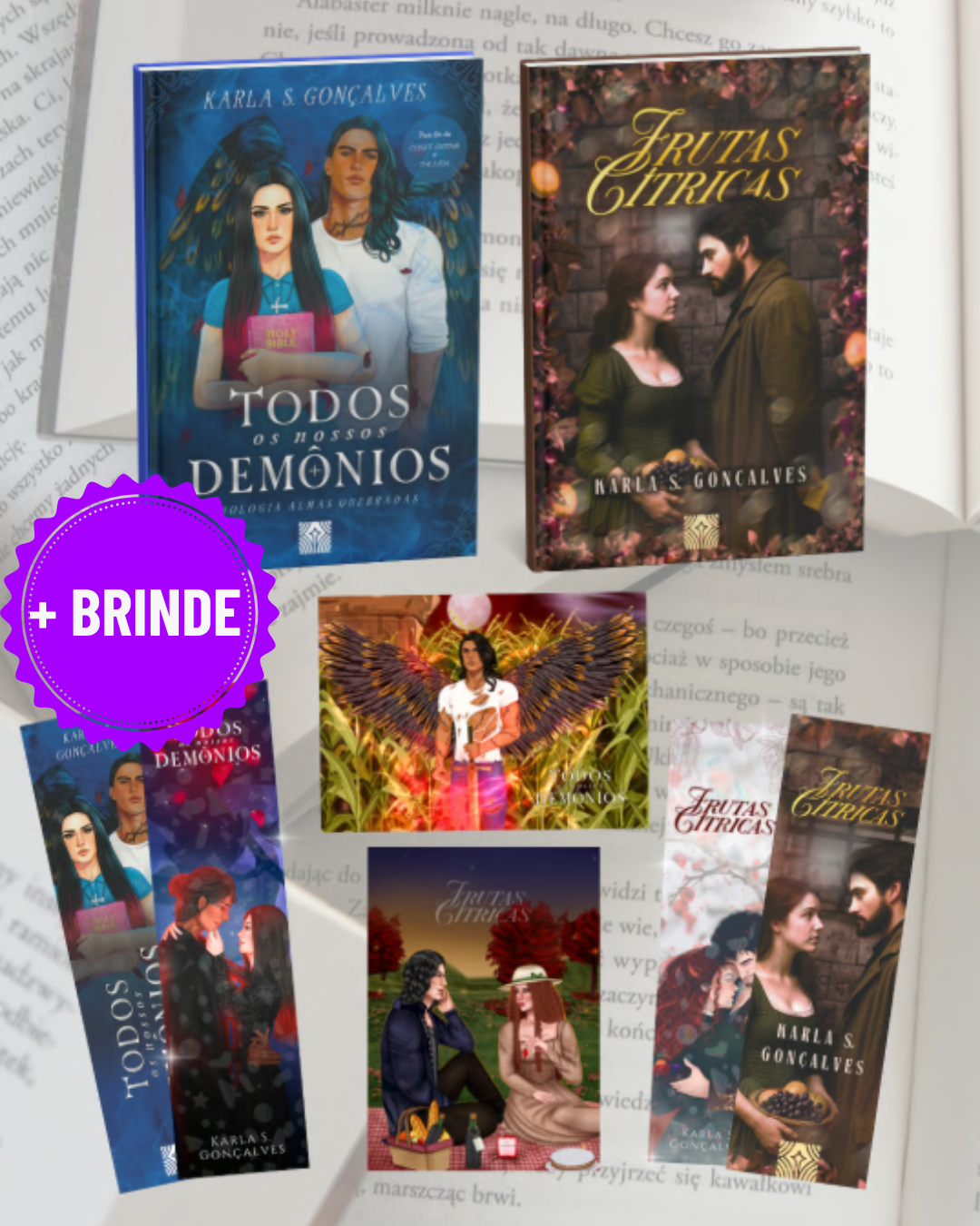 Kit: Todos os Nossos Demônios + Frutas Cítricas - nova edição (frete grátis)