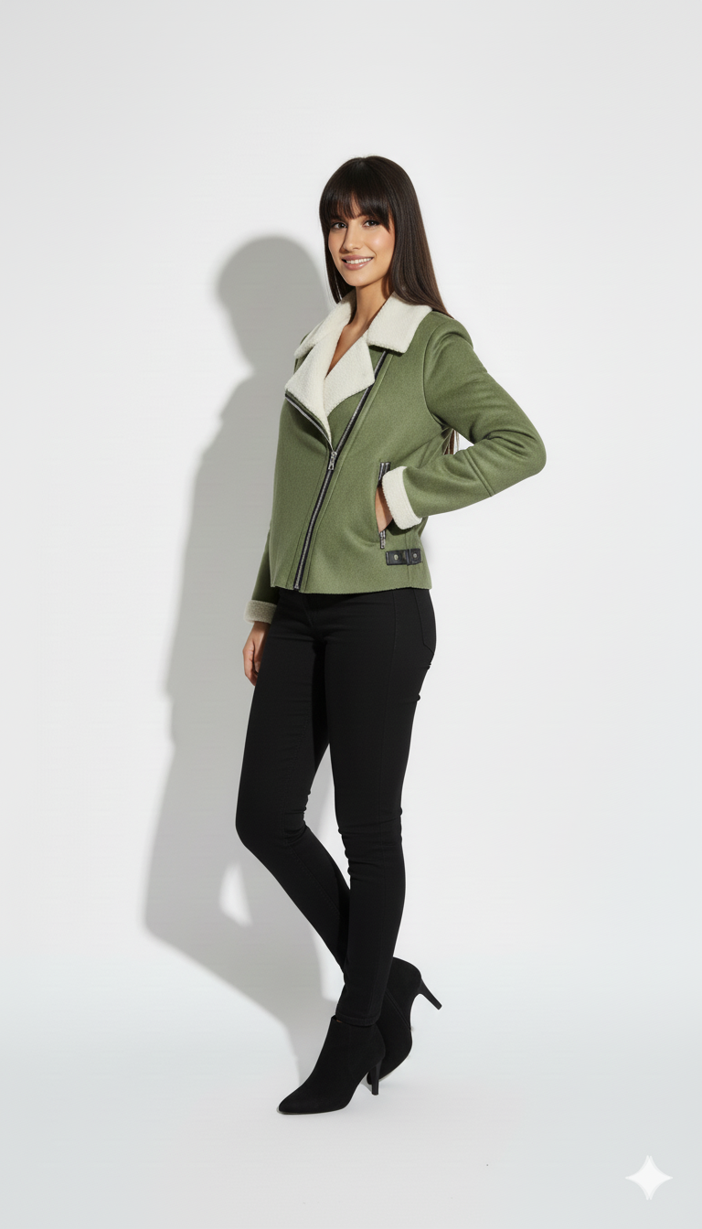 جاكيت بايكر عصري