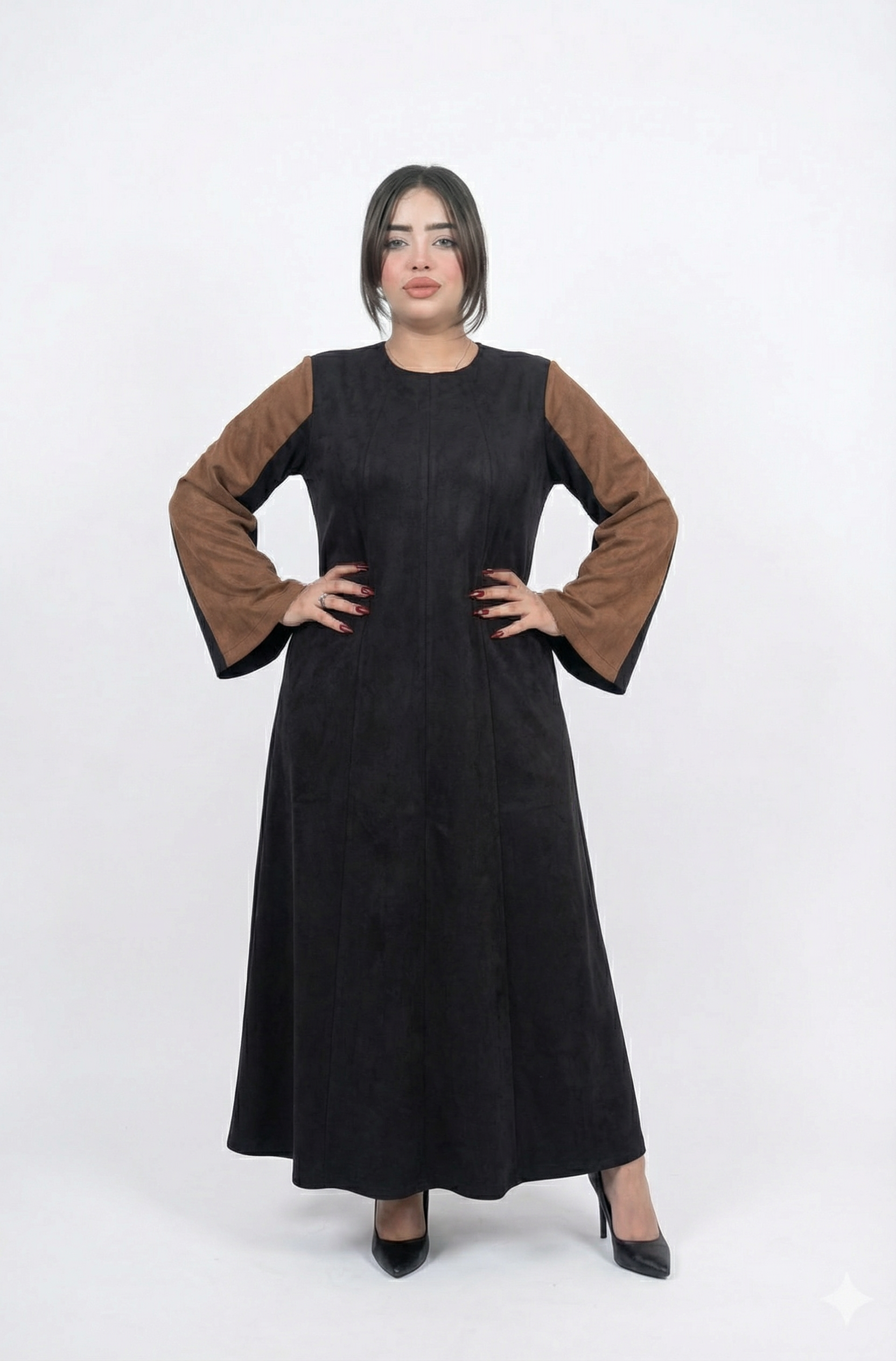 عبايا قماش شامواه 