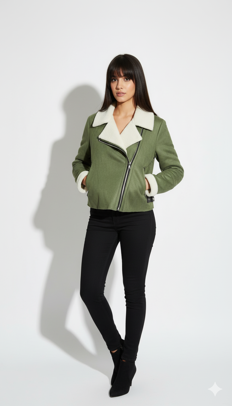 جاكيت بايكر عصري