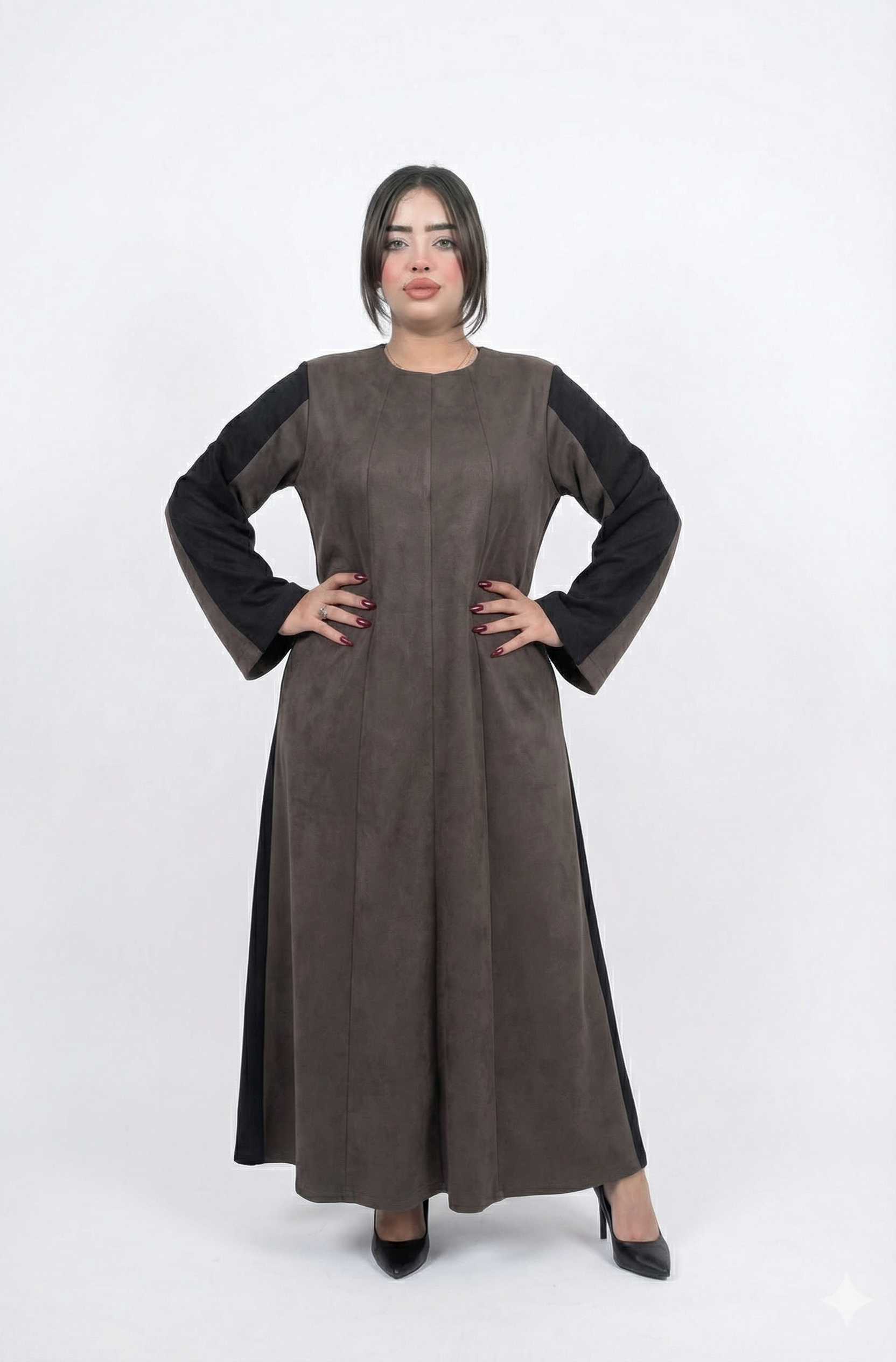 عبايا قماش شامواه 