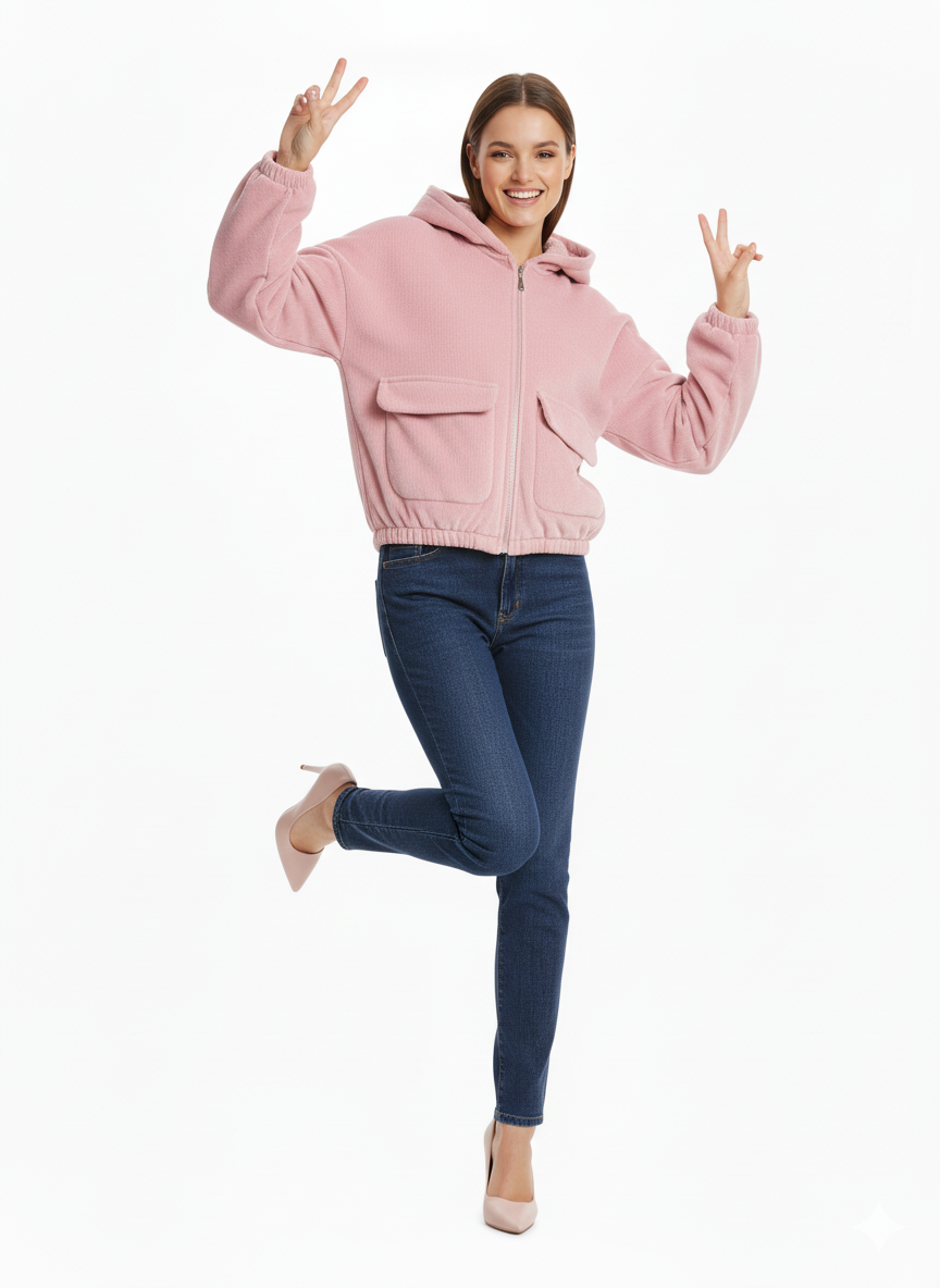 هودي بسحّاب أمامي