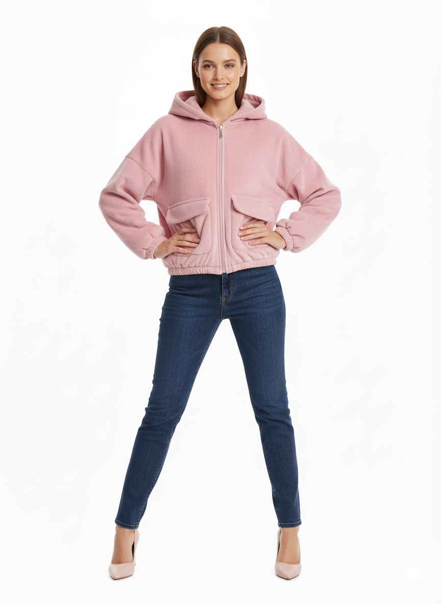 هودي بسحّاب أمامي