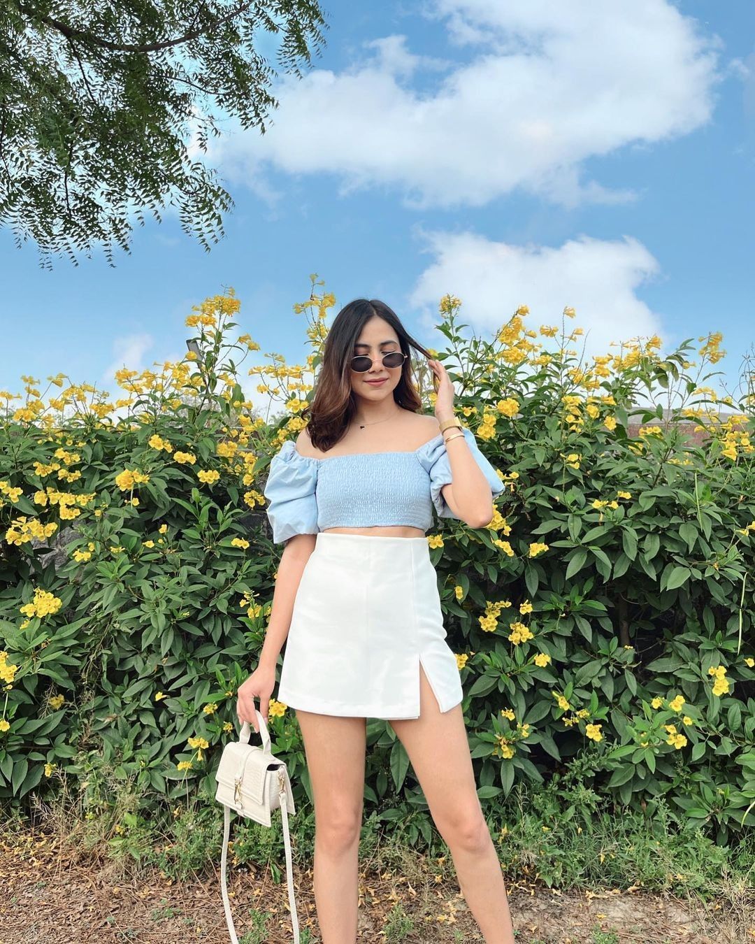White Mini Skirt
