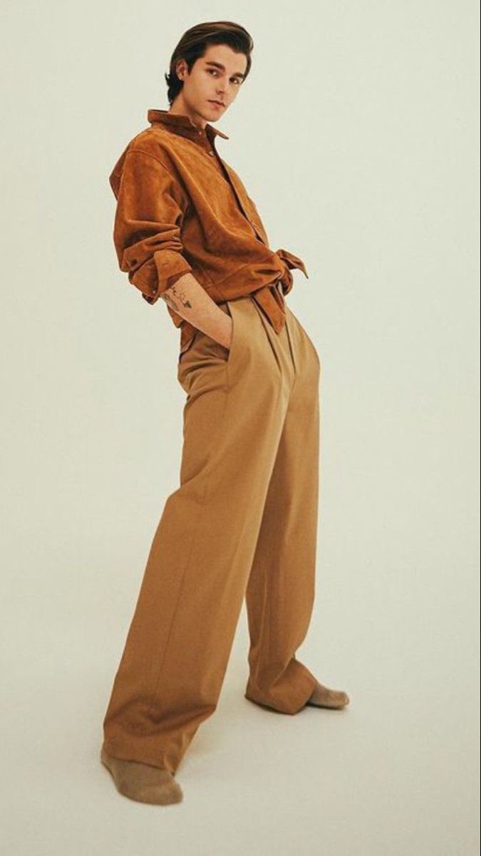 Wide-Leg High-Waisted Trousers