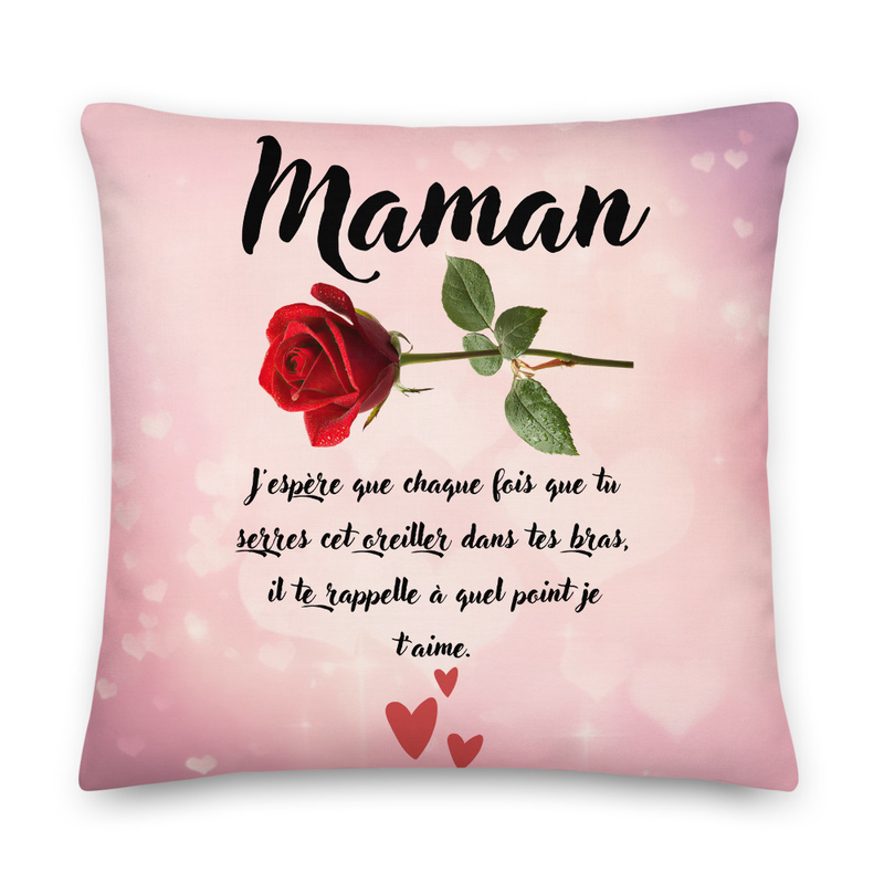 Coussin Maman – Douceur et Amour