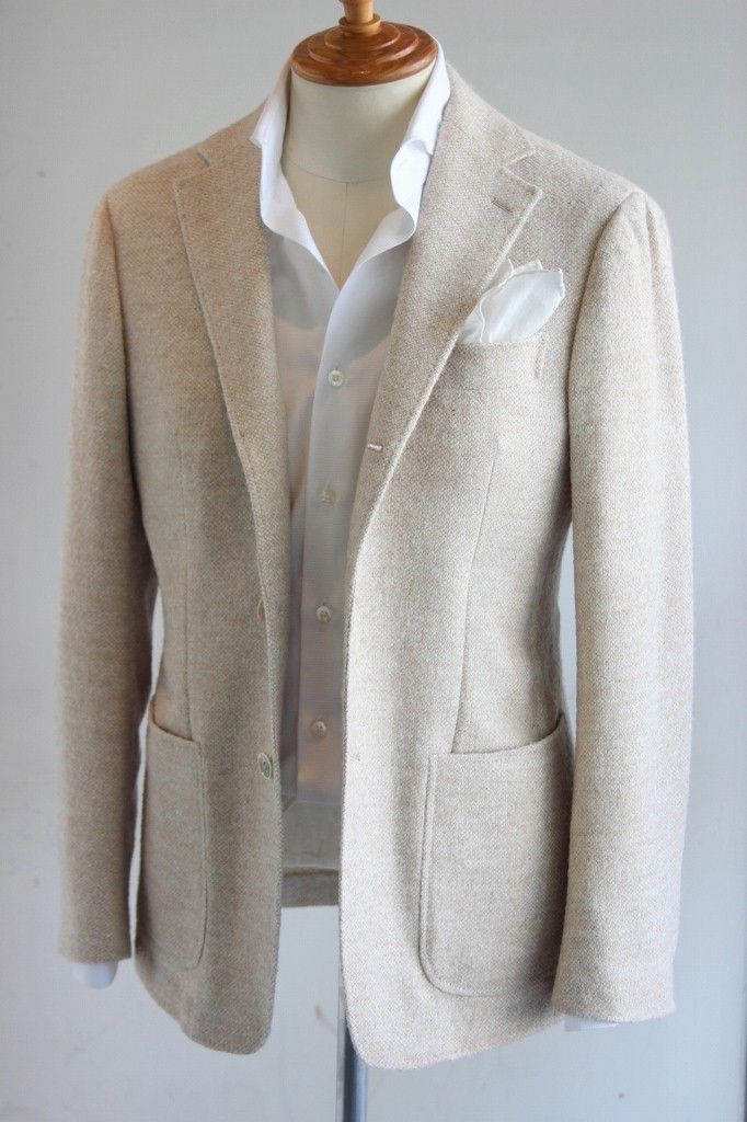 Beige Wool Blazer