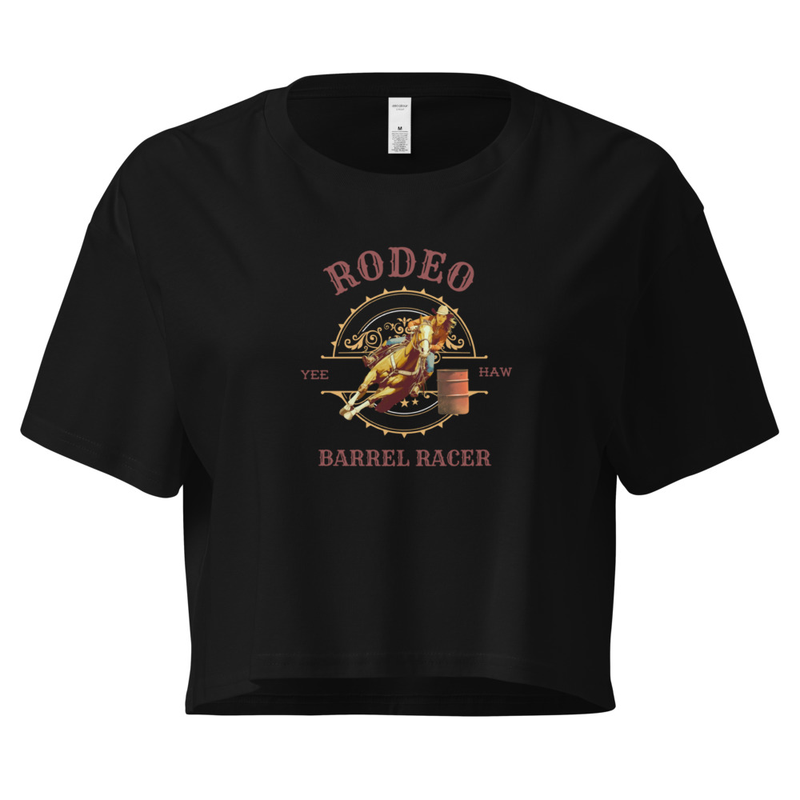 Rodeo Barrel Racer Crop Top