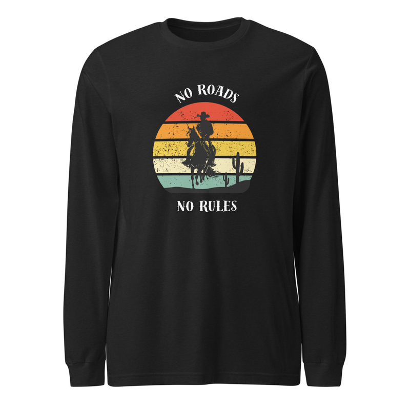 No Roads No Rules Cowboy Shirt