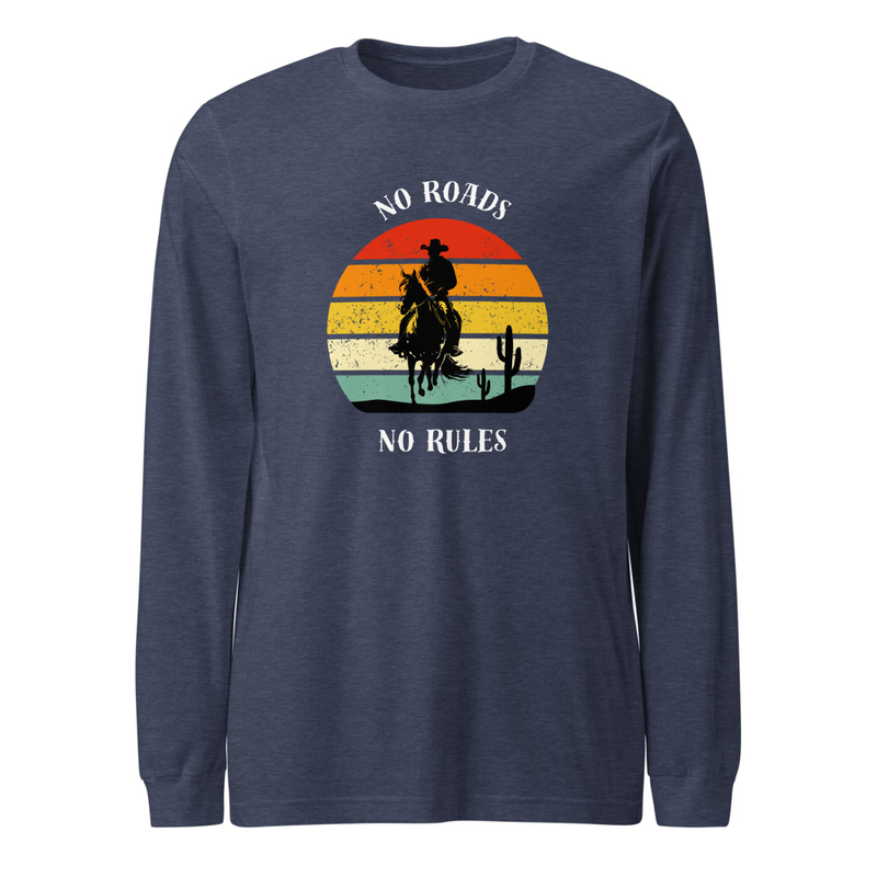 No Roads No Rules Cowboy Shirt