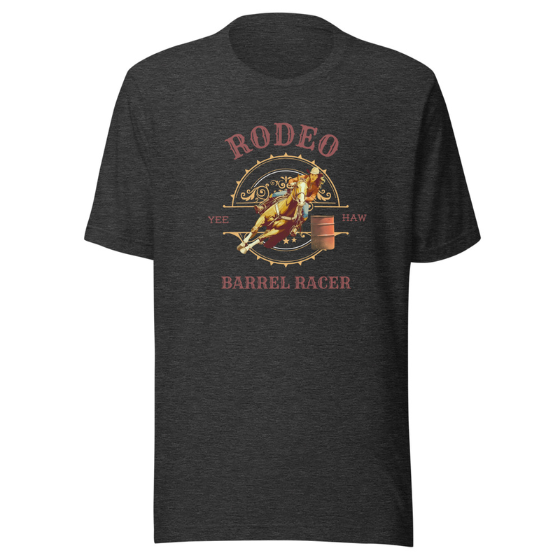 Rodeo Barrel Racer T-shirt - cowgirl 