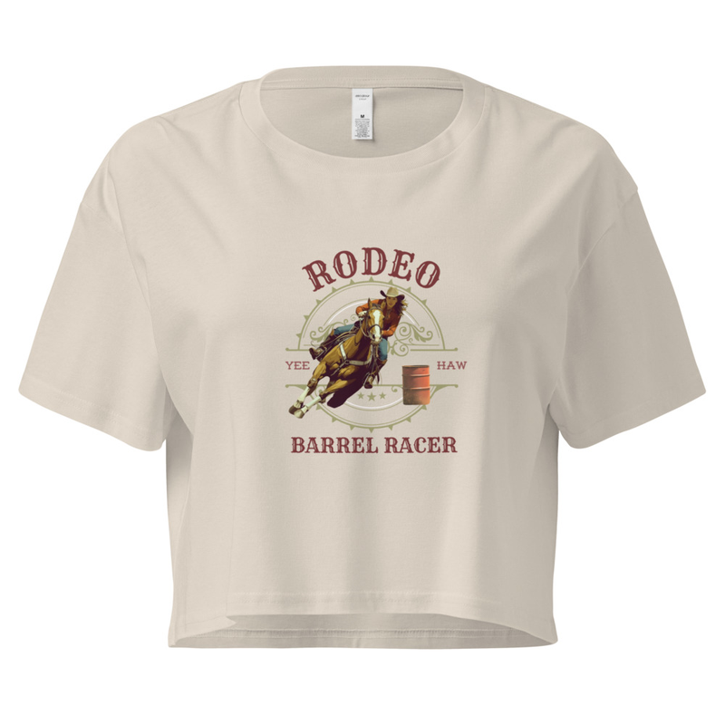 Rodeo Barrel Racer Crop Top